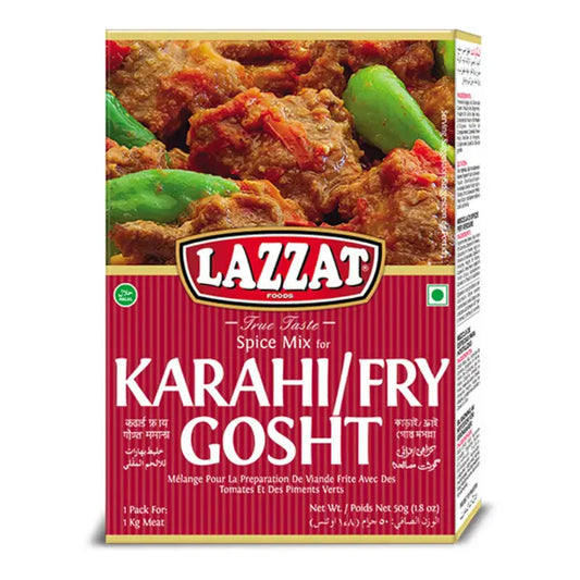 Lazzat Karahi Fry Gosht – Premium Spices for Karahi Gosht Fry
