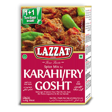 Lazzat Karahi Fry Gosht – Premium Spices for Karahi Gosht Fry