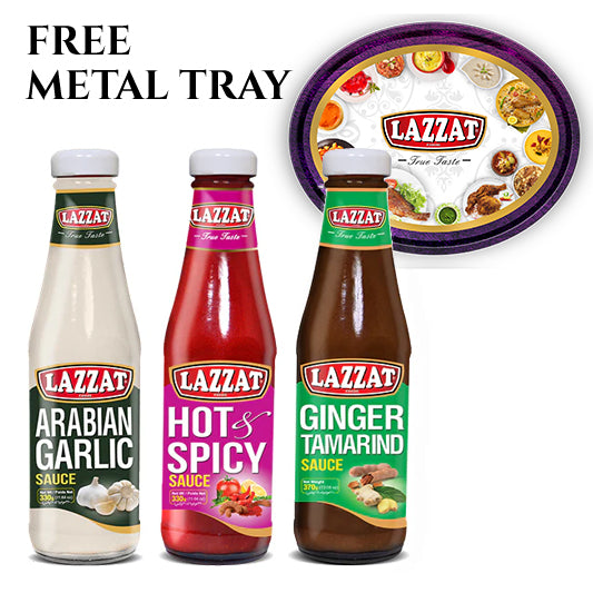 Lazzat Sauce Trio Bundle 3