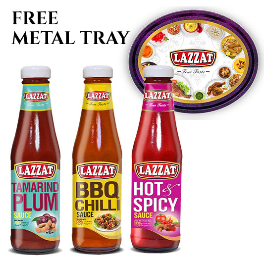 Lazzat Sauce Trio Bundle 4
