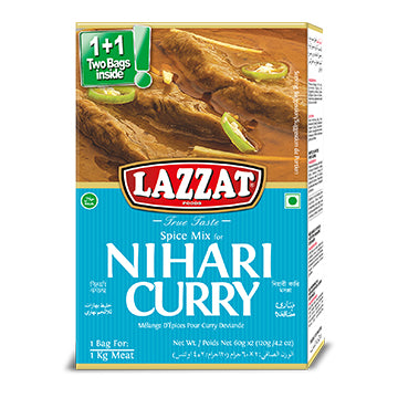 Lazzat Nihari Curry Masala – Premium Spices for Rich and Flavorful Nihari Curry