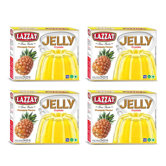 Crystal Jelly Pack Of 4 (Pineapple) - 85g x 4
