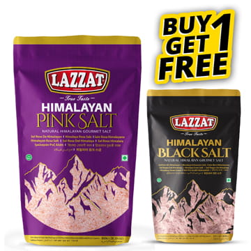 Himalayan pink salt 800g with free black salt 400g buy 1 get 1 offer Pakistan
