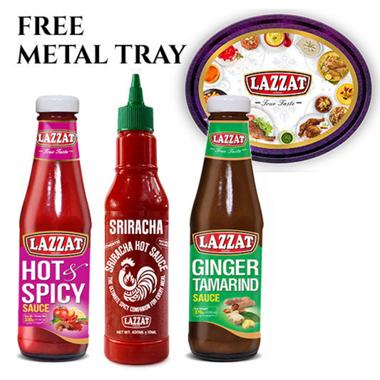 Lazzat Sauce Trio Bundle 3