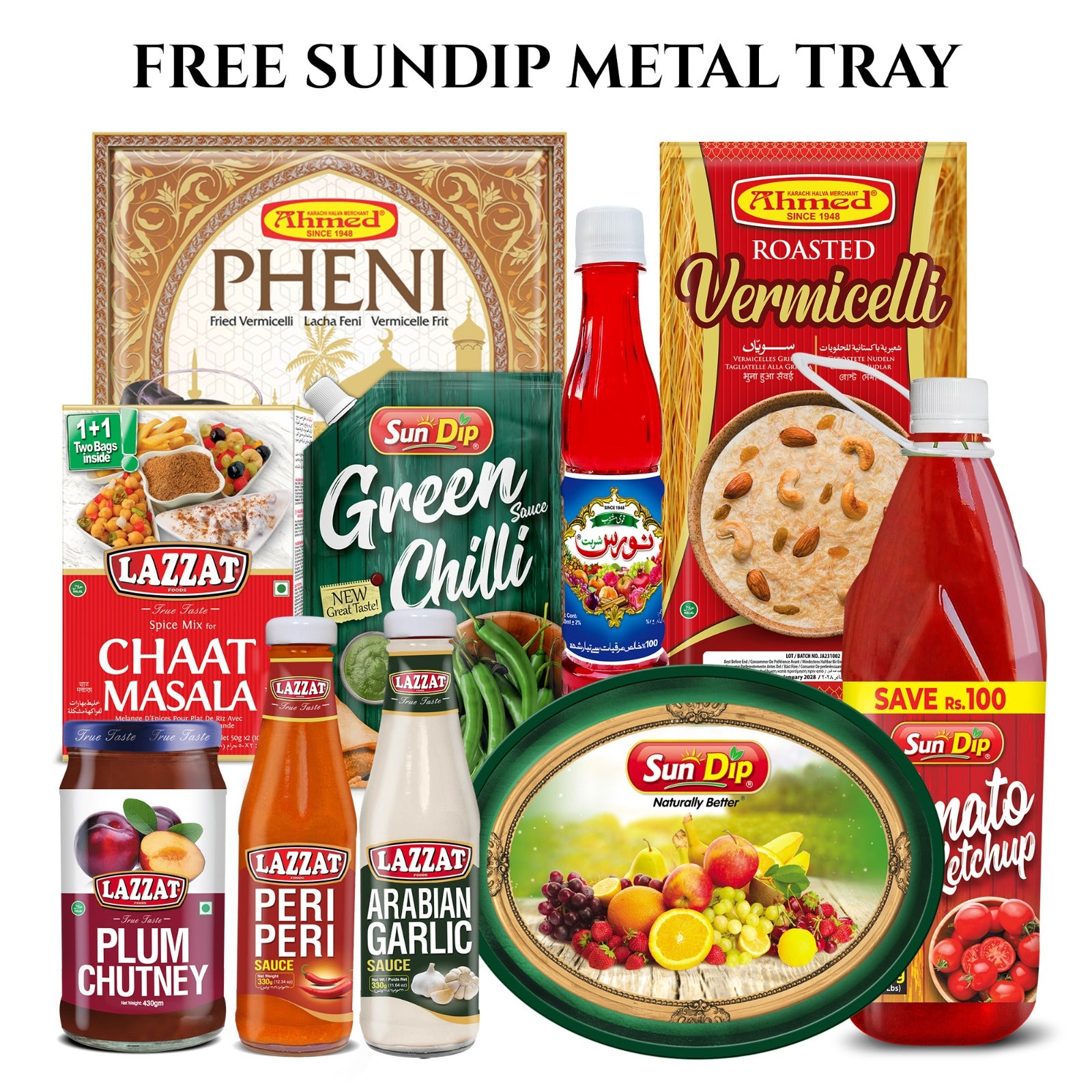 Ramzan premium family bundle with free Sundip metal tray and free delivery